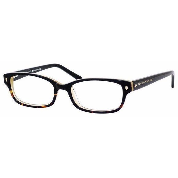 KATE SPADE LUCYANN Eyeglasses JYY BLACK TORT 49mm